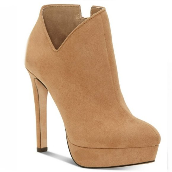 Jessica Simpson Shoes - Jessica Simpson Raxen Platform Booties - Hazelnut 7M